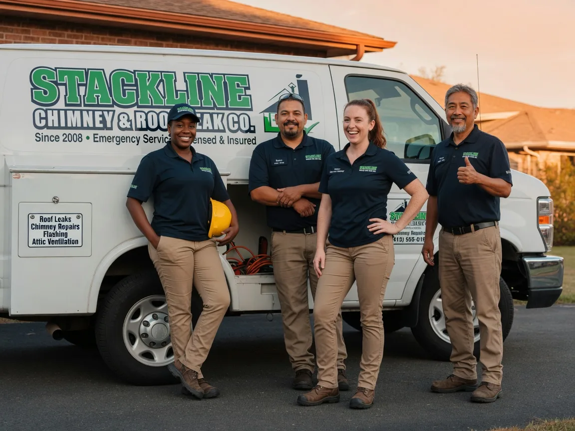 Chimney flashing repair company in Turon, KS